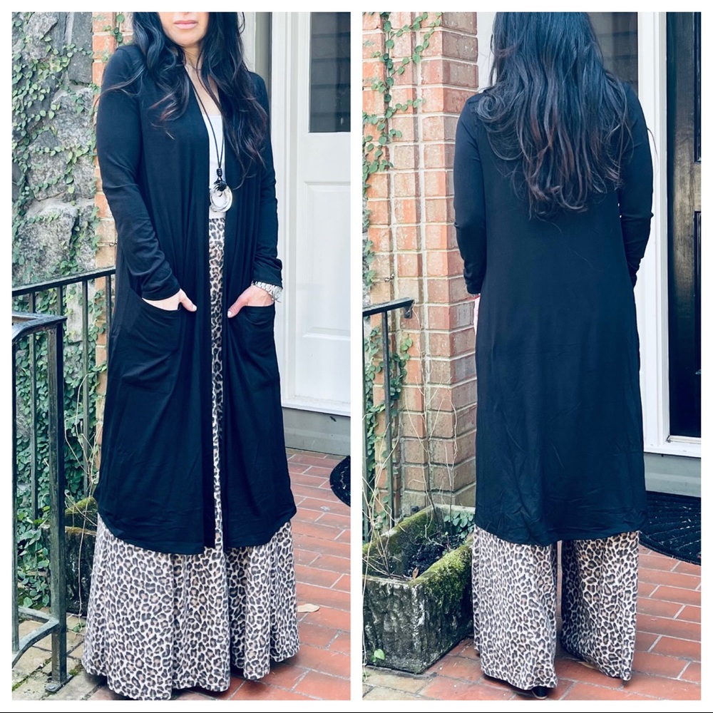 Fabulous open longline slouchy pockets cardigan - Picture 4 of 12